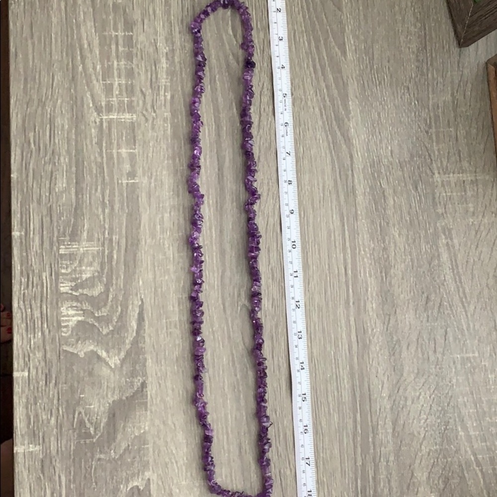 Purple necklace